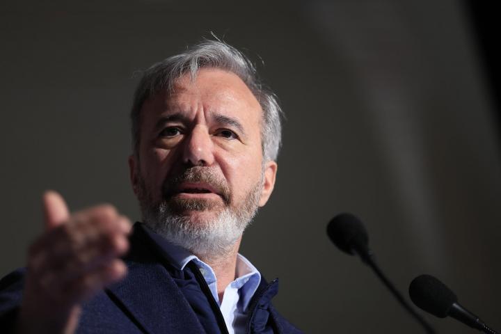 El candidato del PP a la reelección en la Presidencia de Aragón el próximo 8 de febrero, Jorge Azcón