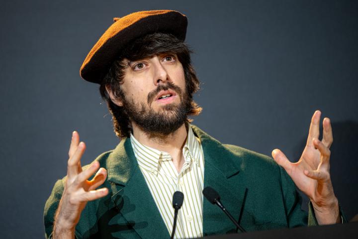 El escritor David Uclés, en los premios Nadal.