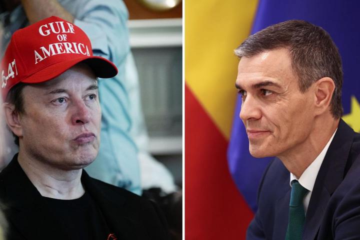 Elon Musk y Pedro Sánchez