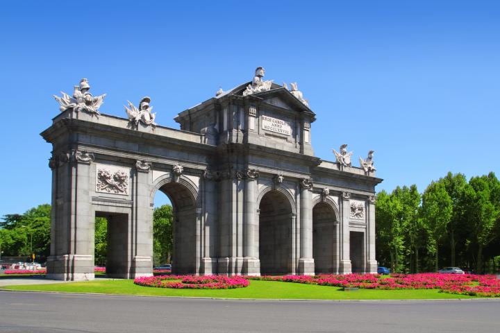 La Puerta de Alcalá de Madrid.
