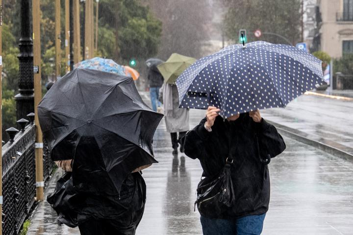 Lluvia en Sevilla