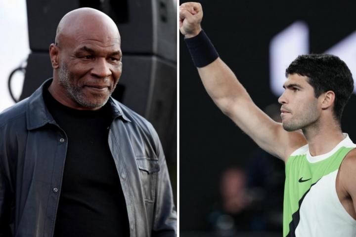 Mike Tyson y Carlos Alcaraz