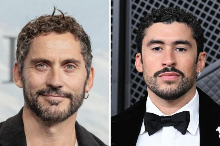 Paco León, en una imagen de archivo, junto al artista puertorriqueño Bad Bunny