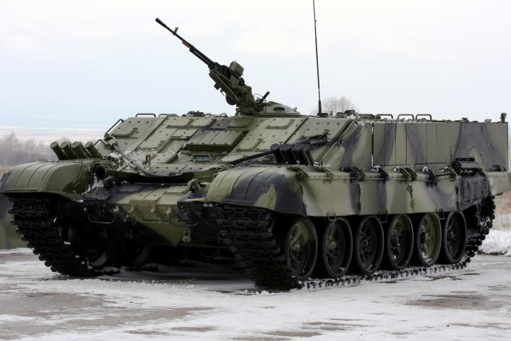 Un vehículo de combate BMO-T, en una imagen de archivo