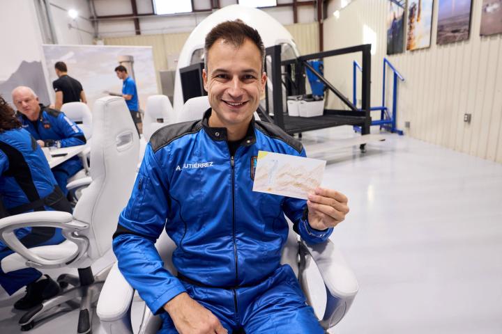 Alberto Gutiérrez, el cuarto español en viajar al espacio y cruzar la línea Kármán.