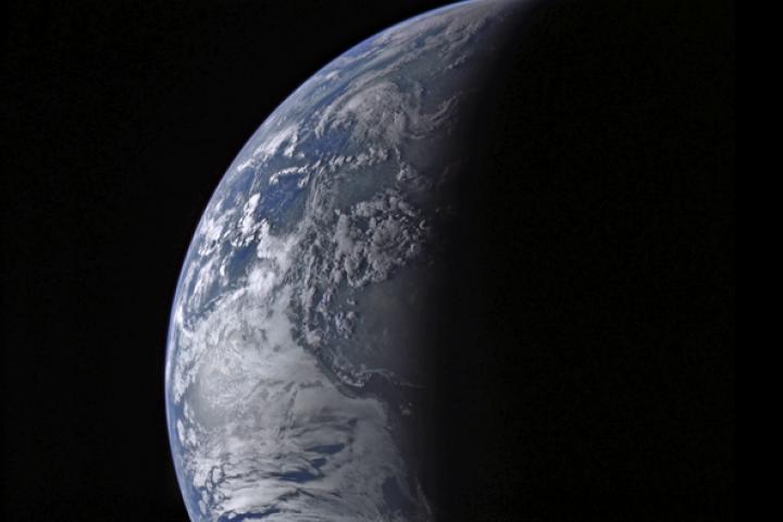 Imagen de archivo de la Tierra vista desde un satélite.