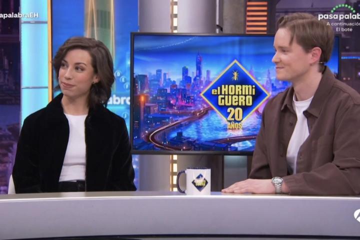 Rosa Rodríguez y Manu Pascual en 'El Hormiguero'.