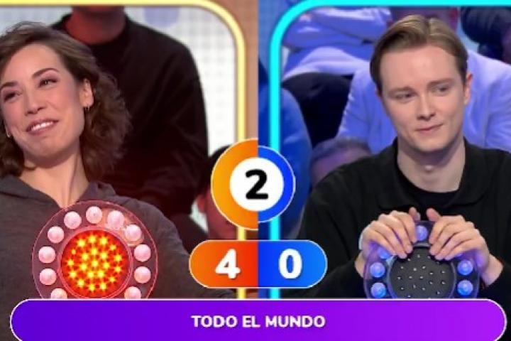 Rosa y Manu, en 'Pasapalabra'