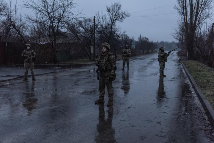 Militares ucranianos.