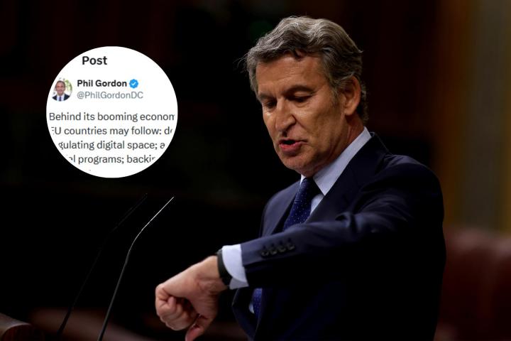 El presidente del PP, Alberto Núñez Feijóo.