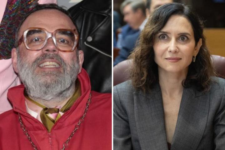 Bob Pop e Isabel Díaz Ayuso.