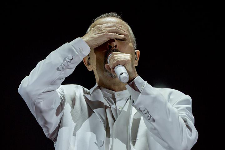 El cantante Miguel Bosé.