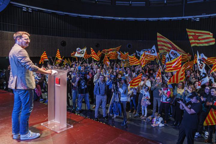 Jorge Pueyo, candidato de la Chunta Aragonesista y único líder de la izquierda que ha conseguido duplicar sus resultados respecto a 2023.