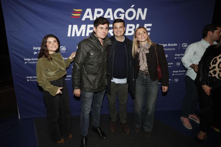 El agitador ultraderechista, Vito Quiles, en el acto final de campaña del PP.