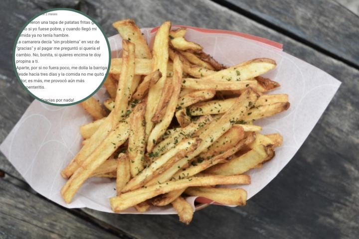 Tapa de patatas en una imagen de archivo