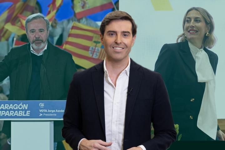 Jorge Azcón, Pablo Montesinos y María Guardiola