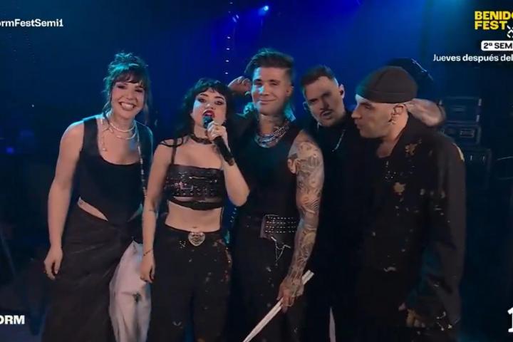 Kitai tras su actuación en el Benidorm Fest.