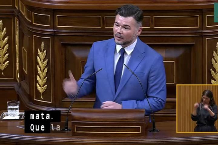 Rufián en el Congreso