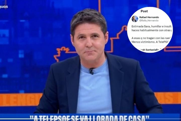 Jesús Cintora y el mensaje de Rafael Hernando