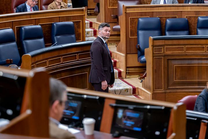 El diputado de ERC, Gabriel Rufián