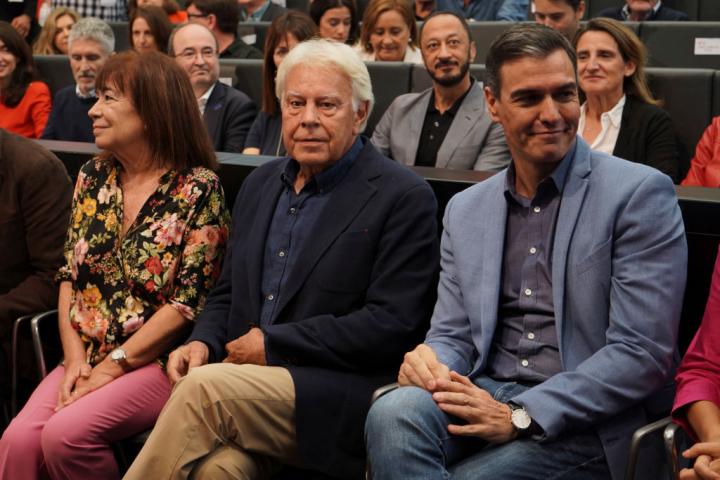 Felipe González y Pedro Sánchez