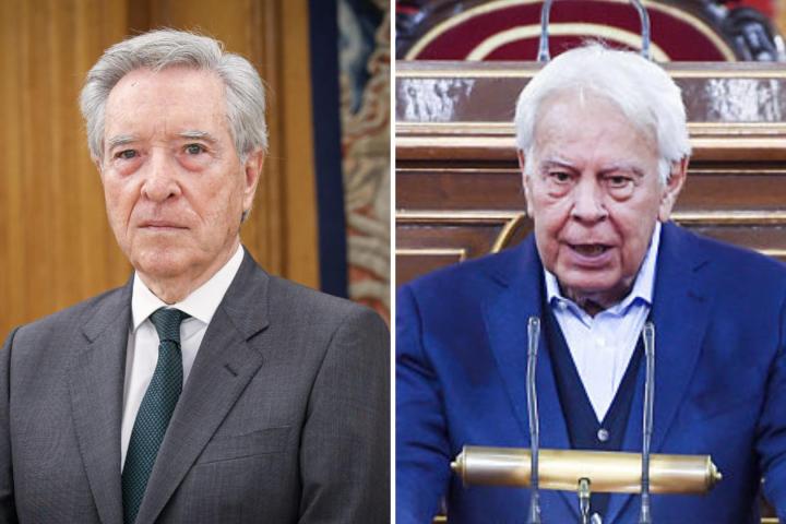 Iñaki Gabilondo y Felipe González.