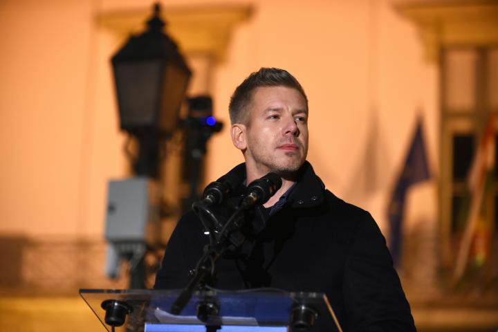 Péter Magyar en una imagen de archivo