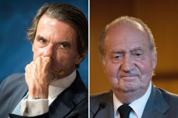 Aznar y el rey emérito