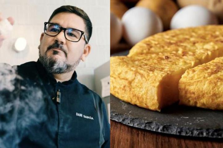 El chef Dani García y su forma de hacer una tortilla auténtica