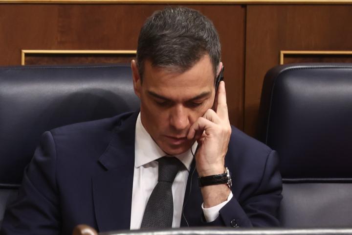 Pedro Sánchez, el pasado miércoles 11 de febrero, en el Congreso de los Diputados.