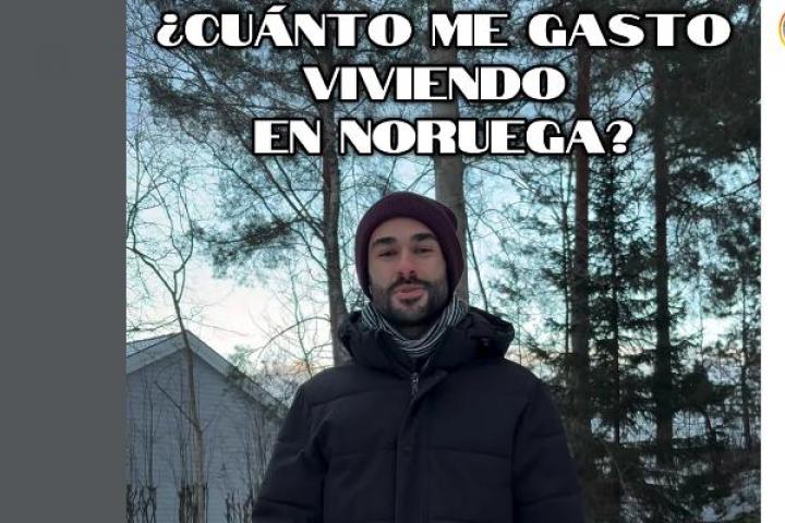 El vídeo de Álvaro, el joven español que vive en Noruega y que cuenta en Instagram detalles de su vida.