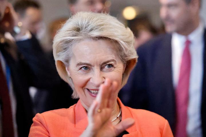 Ursula von der Leyen, presidenta de la Comisión Europea, en un acto reciente