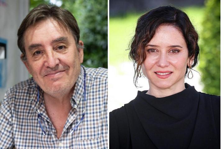 Luis García Montero junto a Isabel Díaz Ayuso.