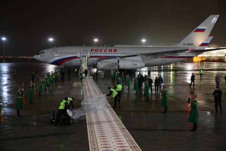 Avión Ilyushin de Rusia