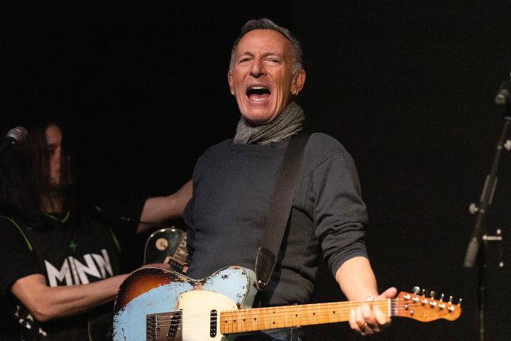 Bruce Springsteen en una actuación en contra de la actuación del ICE en Minnesota el pasado mes de enero.