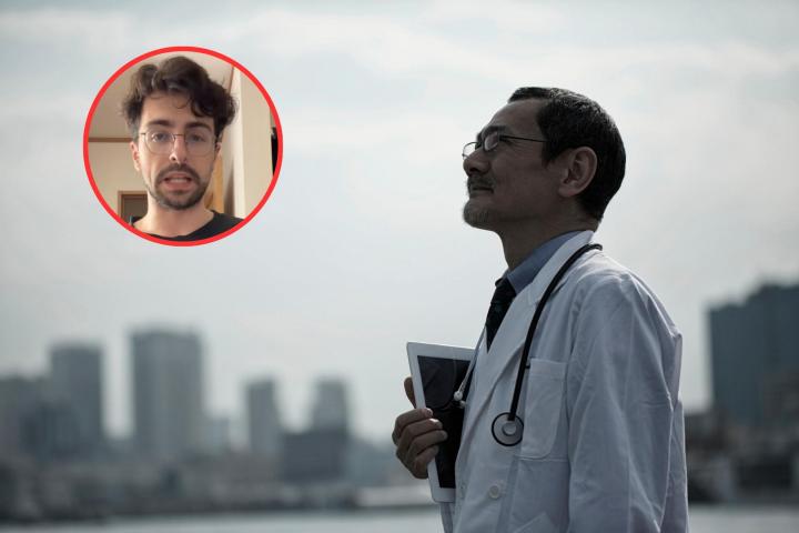 Dani, español que cuenta su experiencia en el médico de Japón.