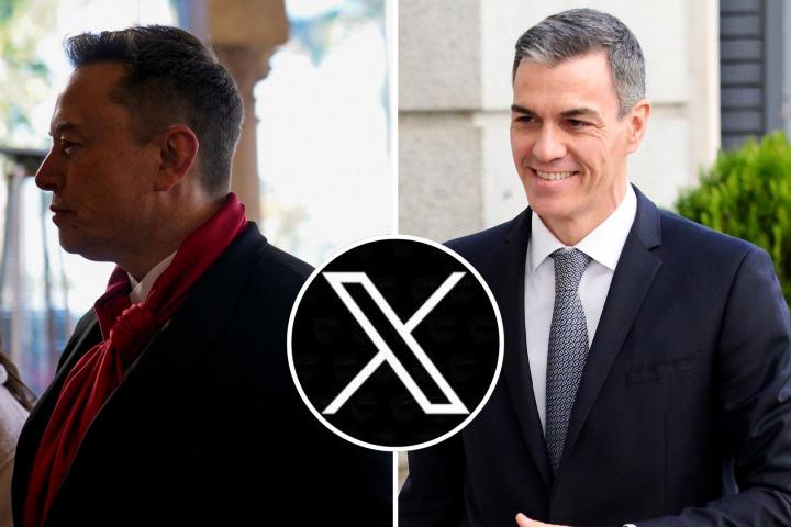 El magnate tecnológico Elon Musk y el presidente del Gobierno de España, Pedro Sánchez; en sendas imágenes de archivo, respectivamente.