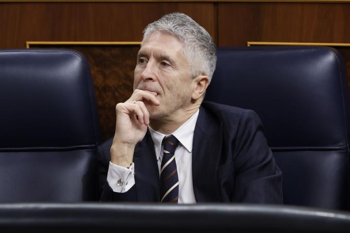 El ministro del Interior, Fernando Grande-Marlaska, en una imagen de archivo en el Congreso.