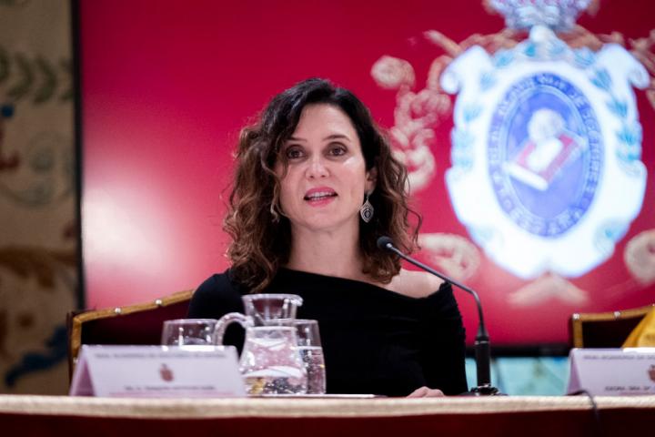 Isabel Díaz Ayuso, presidenta de la Comunidad de Madrid.