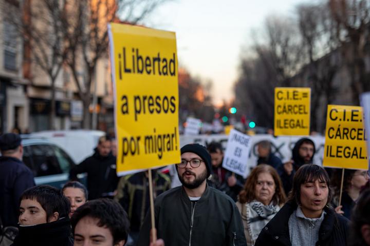 Manifestación promigrantes en España