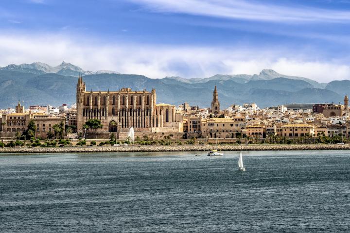 Vista de Palma de Mallorca desde el mar