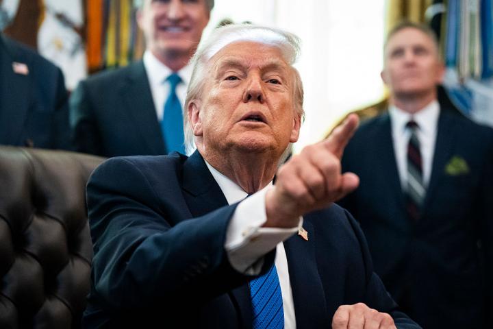 Donald Trump, en la Casa Blanca