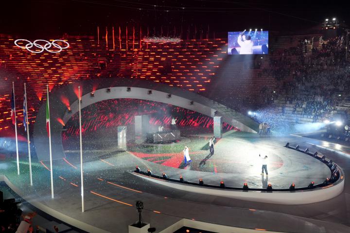 Imagen de la ceremonia de Clausura de los Juegos de 2026