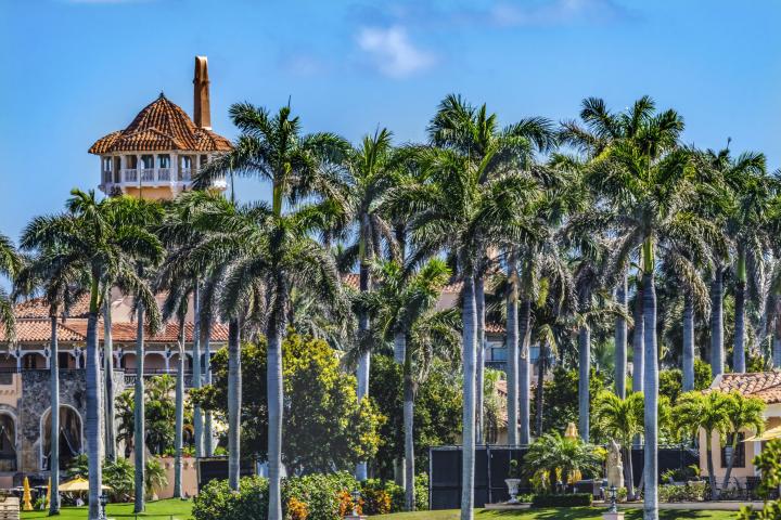 Mansión de Trump en Mar-A-Lago, imagen de archivo