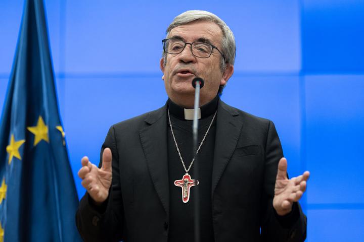 El presidente de la Conferencia Episcopal Española, Luis Arguello