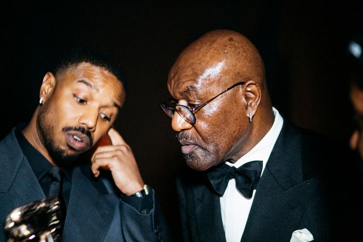 Los actores Michael B. Jordan y Delroy Lindo protagonistas del comprometido momento de los BAFTA.