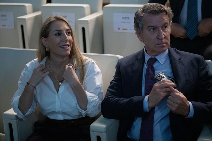 María Guardiola y Alberto Núñez Feijóo