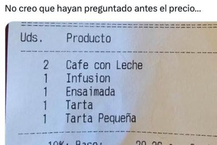 Ticket de soy Camarero