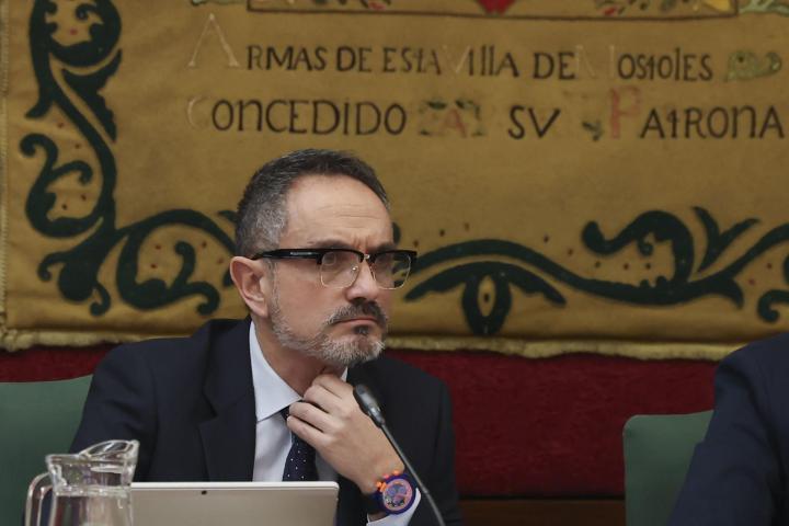 El alcalde de Móstoles, Manuel Bautista