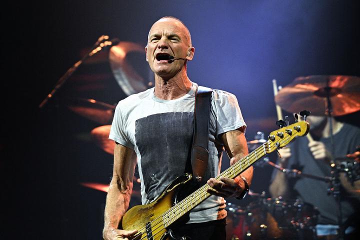 Sting en un concierto en octubre de 2025.